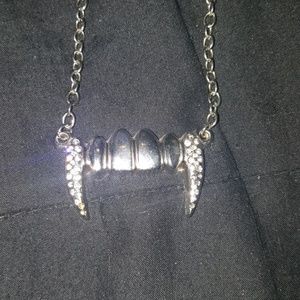 Vampire fang necklace